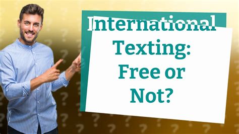 is international texting free.